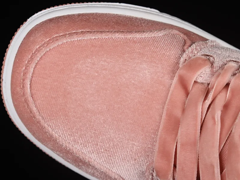 All categories Air Jordan Jordan series basketball shoes Air Jordan 1 Low G version pure original Air Jordan 1 Low "Pink Velvet" AJ1 Joe 1 velvet pink low-top basketball shoes DQ8396-600